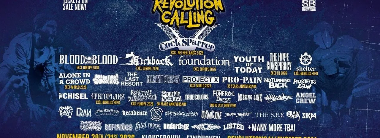 Revolution Calling · Klokgebouw, Eindhoven · vr 20 nov 2026