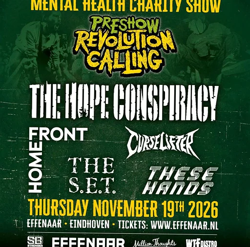 Revolution Calling: Pre-show · Effenaar, Eindhoven · Thu, 19 Nov 2026