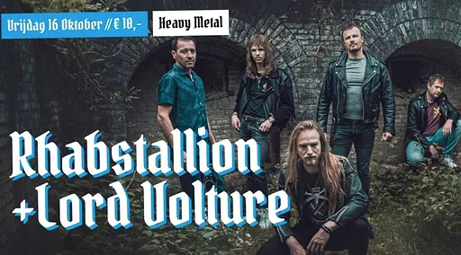 Rhabstallion (UK) + Lord Volture · Café The Jack, Eindhoven · Fri, 16 Oct 2026