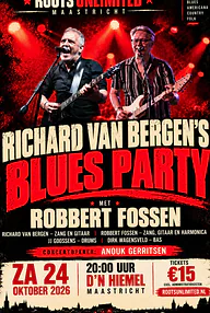 RICHARD VAN BERGEN'S BLUES PARTY · Dn Hiemel, Maastricht · za 24 okt 2026