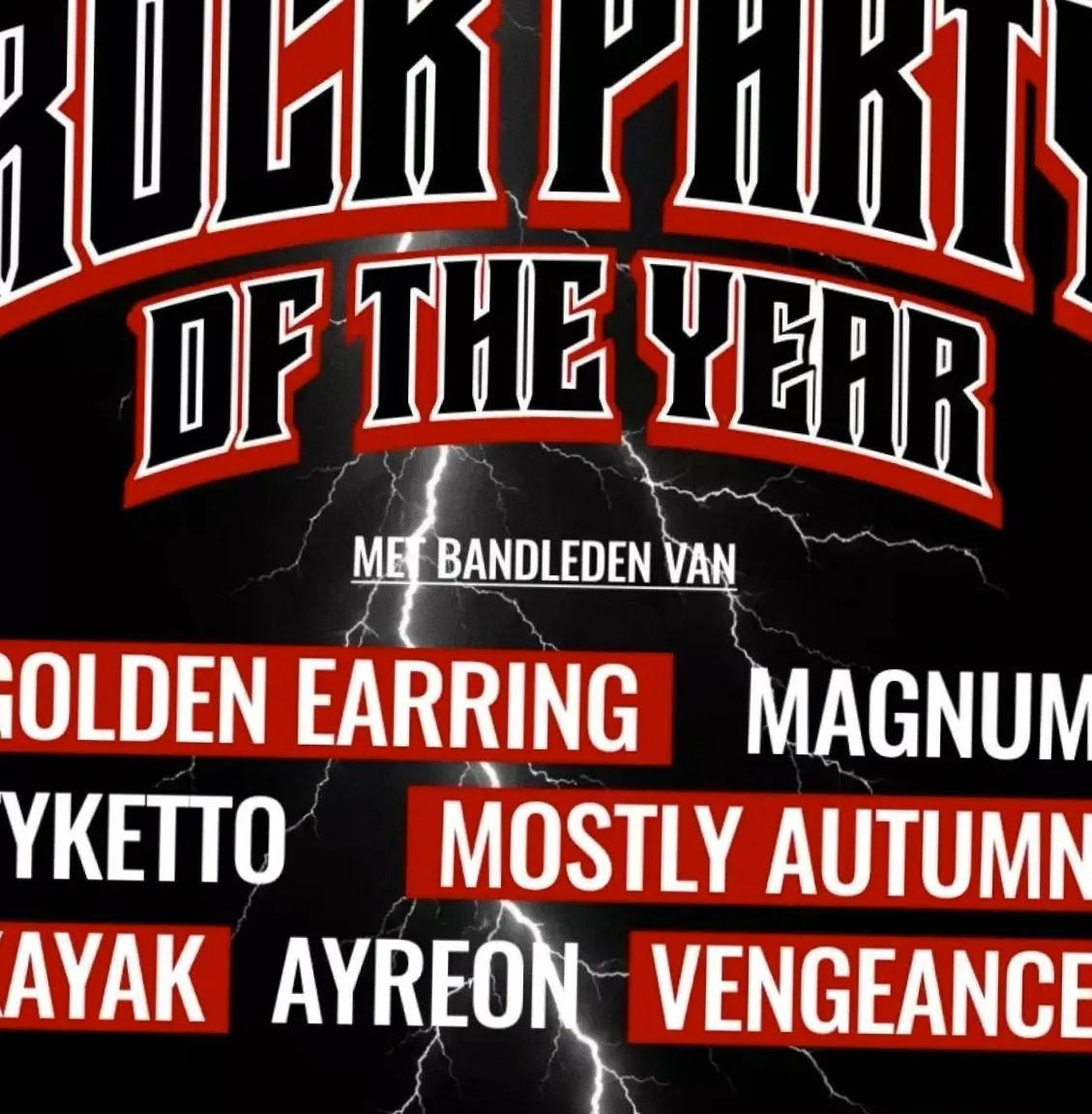 Rockparty Of The Year · De Pul, Uden · Sat, 30 Jan 2027
