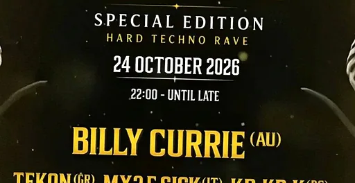 S1N3RGY COLLECTIVE PRESENTS: 30 YEARS OF ADE - SPECIAL HARD TECHNO RAVE · Club John Doe, Amsterdam · Sat, 24 Oct 2026