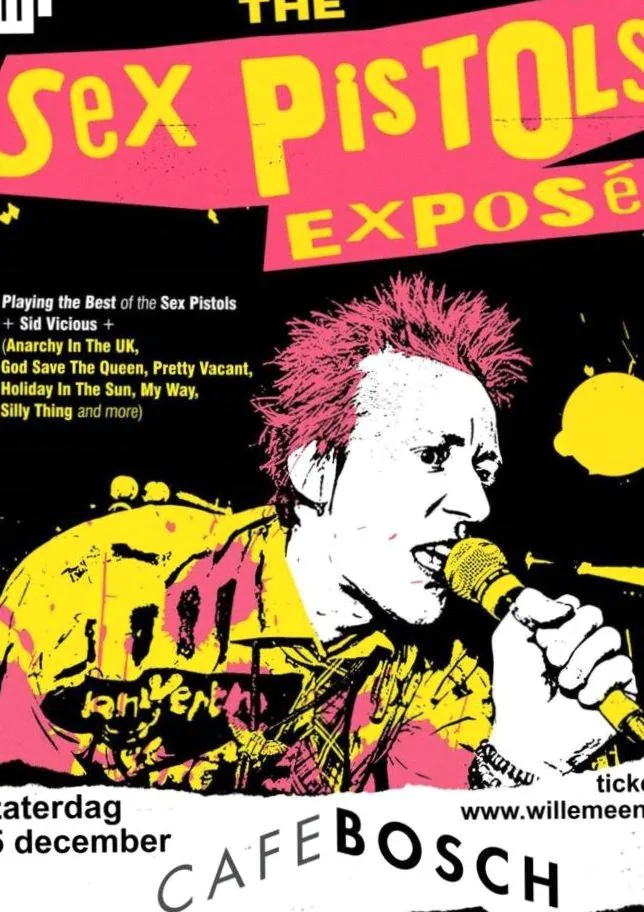 Sex Pistols Exposé (UK) @cafe bosch · Willemeen, Arnhem · za 5 dec 2026