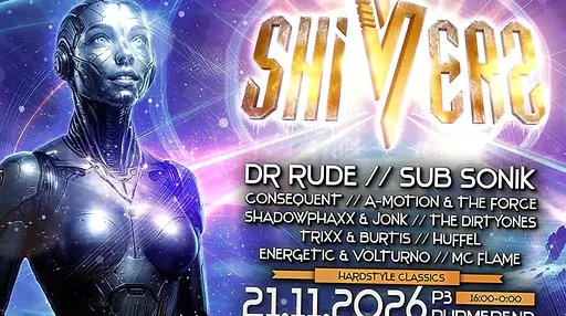 Shivers Hardstyle Classics · Pop- & Cultuurpodium P3, Purmerend · za 21 nov 2026