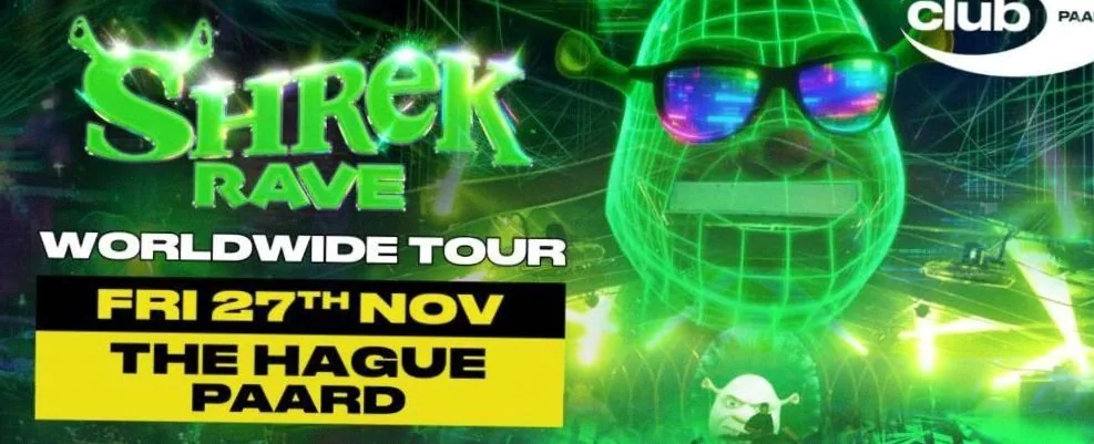SHREK RAVE · Paard, Den Haag · vr 27 nov 2026