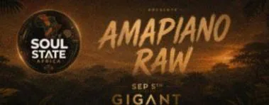 Soul State Africa presents: AMAPIANO RAW — achtergrondafbeelding