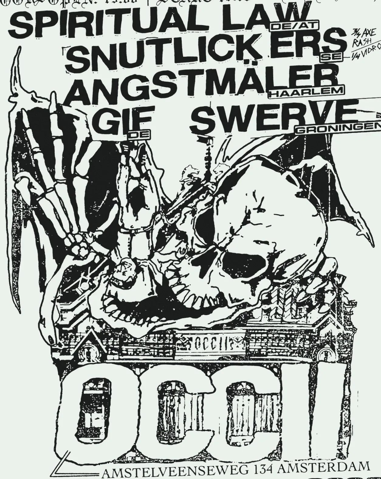 SPIRITUAL LAW (DE) + SNUTLICKERS (SE) + ANGSTMÄLER + GIF (DE) + SWERVE — achtergrondafbeelding