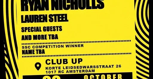 SSC | HOUSE YOUR MIND | SECRET.LABELS · Club Up, Amsterdam · do 22 okt 2026