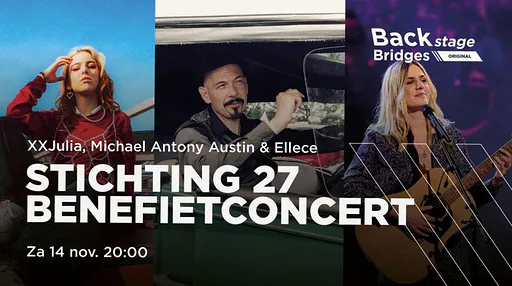 Stichting 27 Benefietconcert · Heyhoef Backstage, Tilburg · za 14 nov 2026