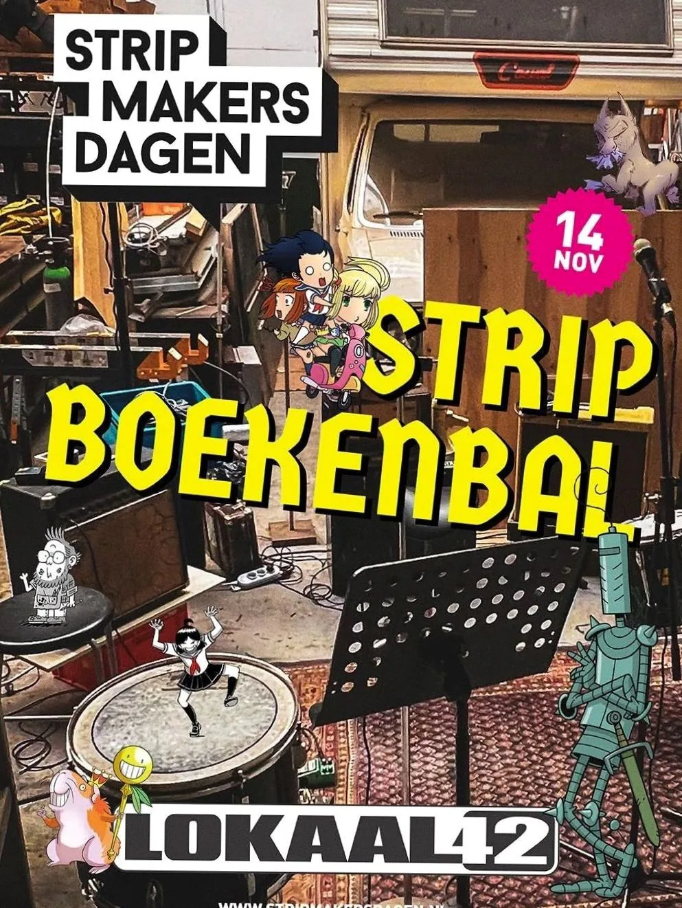 Stripboekenbal · Lokaal42, Helmond · za 14 nov 2026