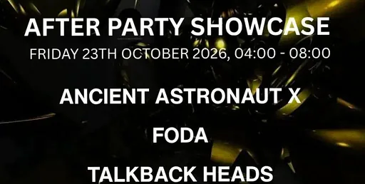 Talkback Heads & Friends (After Party Showcase) · 50:HERTZ House & Techno Cafe Rembrandt Square, Amsterdam · vr 23 okt 2026
