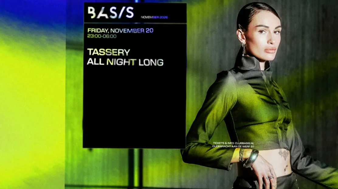 Tassery All Night Long · Basis, Utrecht · vr 20 nov 2026