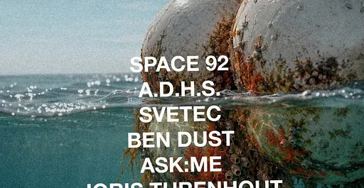 Techno Boat w/ Space 92 , Svetec, A.D.H.S, Ben Dust · Eivissa Event Ship, Amsterdam · Sat, 24 Oct 2026