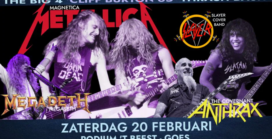 The Big 4 Thrash Bash · Podium 't Beest, Goes · za 20 feb 2027