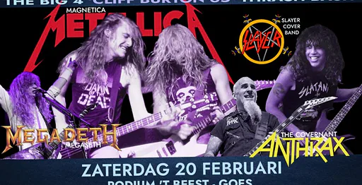 The Big 4 Thrash Bash · Podium 't Beest, Goes · za 20 feb 2027
