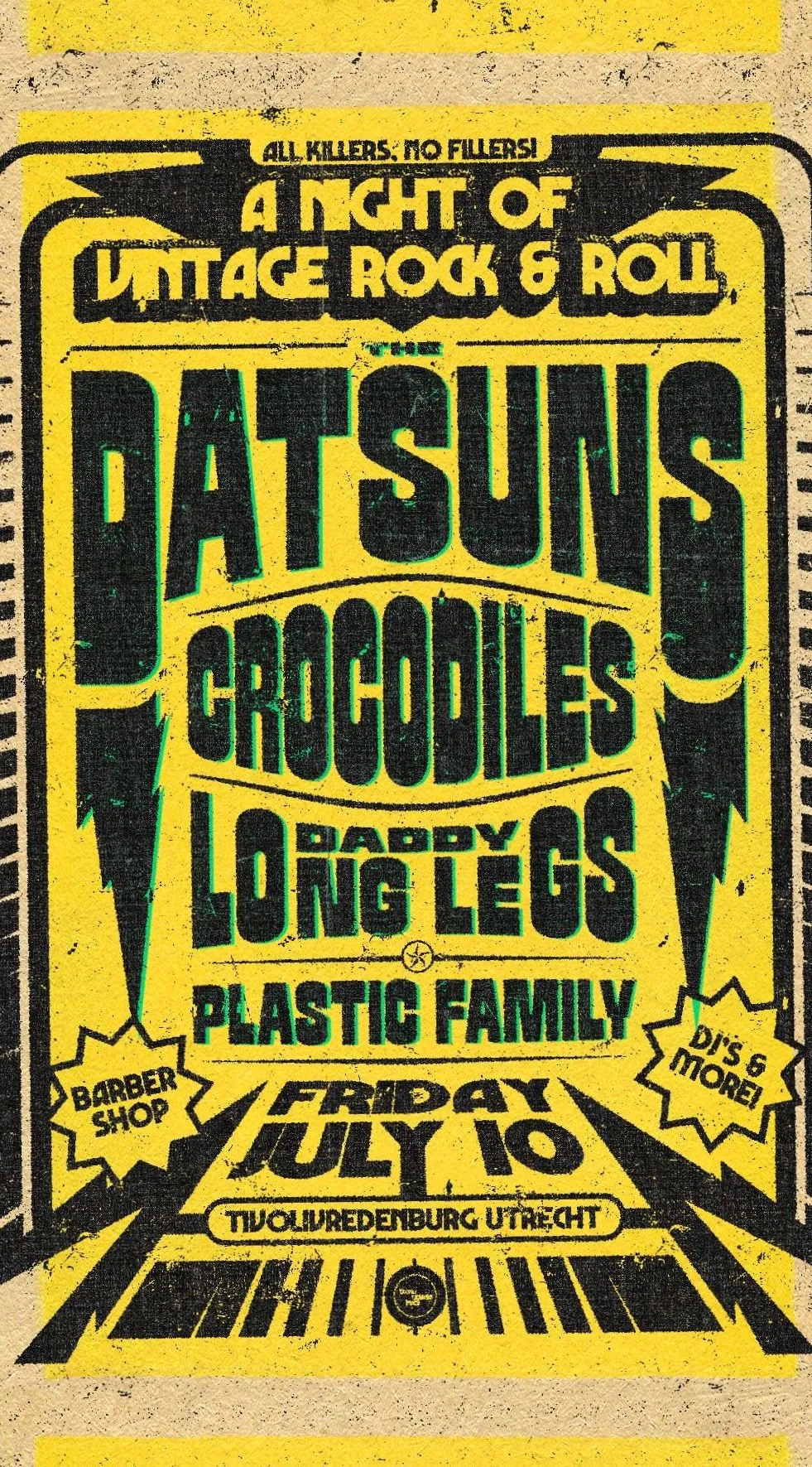 The Datsuns & more · TivoliVredenburg, Utrecht · vr 10 jul 2026