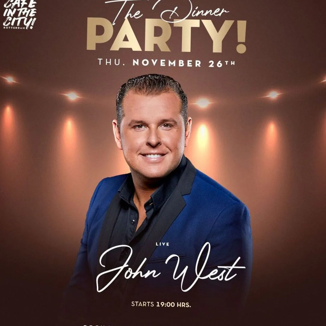 THE DINNER PARTY LIVE: JOHN WEST · Café in the City, Rotterdam · do 26 nov 2026