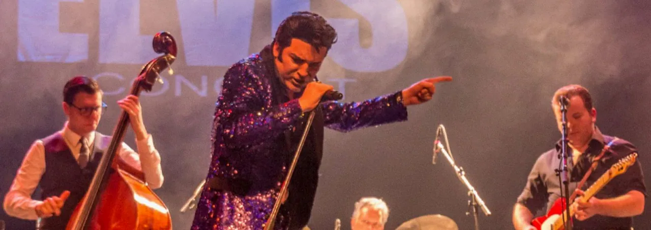 The Elvis Concert met Dwight Icenhower — achtergrondafbeelding