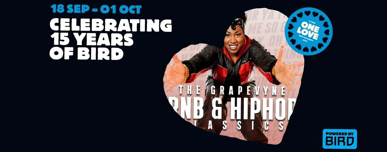 The Grapevyne RNB & HipHop Classics · BIRD, Rotterdam · za 19 sep 2026