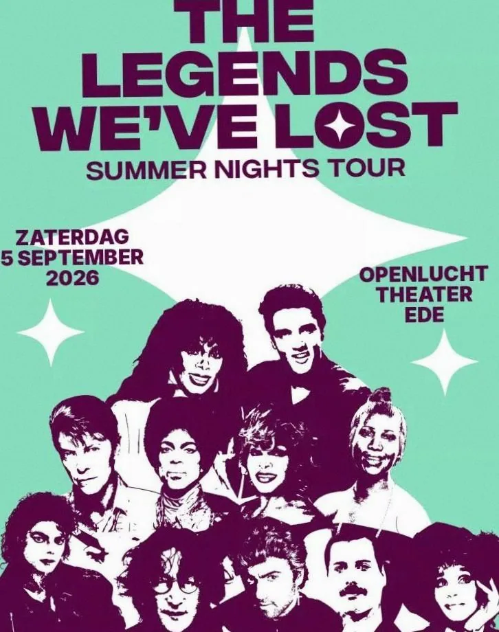 The Legends We’ve Lost · Openluchttheater Ede, Ede · za 5 sep 2026
