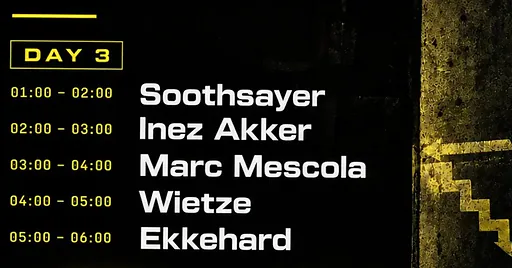 The Night Sessions · The Bas[s]ment, Amsterdam · Sat, 24 Oct 2026