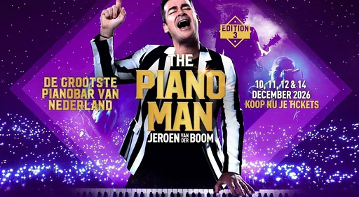 The Pianoman Live · RTM Stage - Rotterdam Ahoy, Rotterdam · do 10 dec 2026