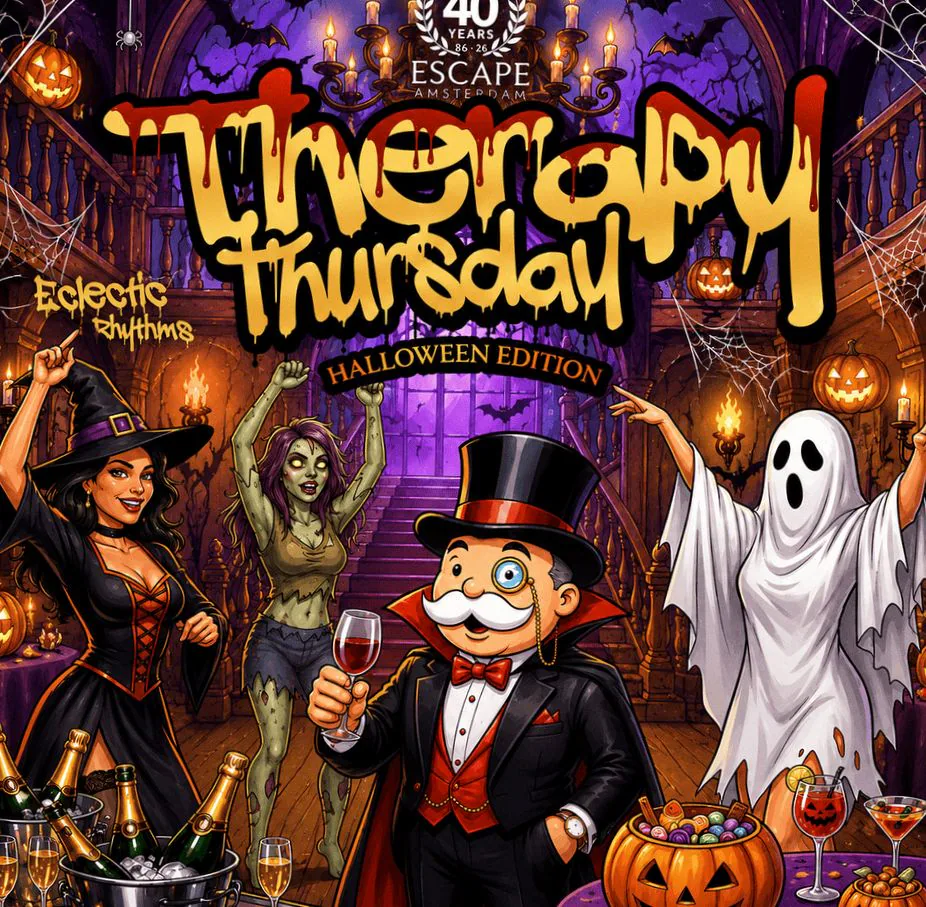Therapy Thursday · Escape, Amsterdam · do 29 okt 2026