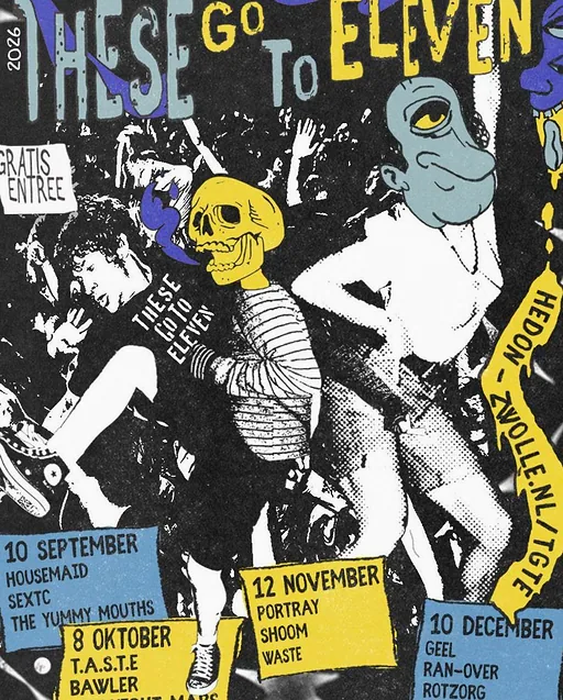 THESE GO TO ELEVEN · Hedon, Zwolle · do 8 okt 2026