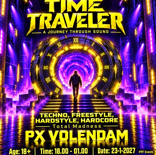 Time Traveler: A Journey Through Sound · Poppodium PX, Volendam · Sat, 23 Jan 2027