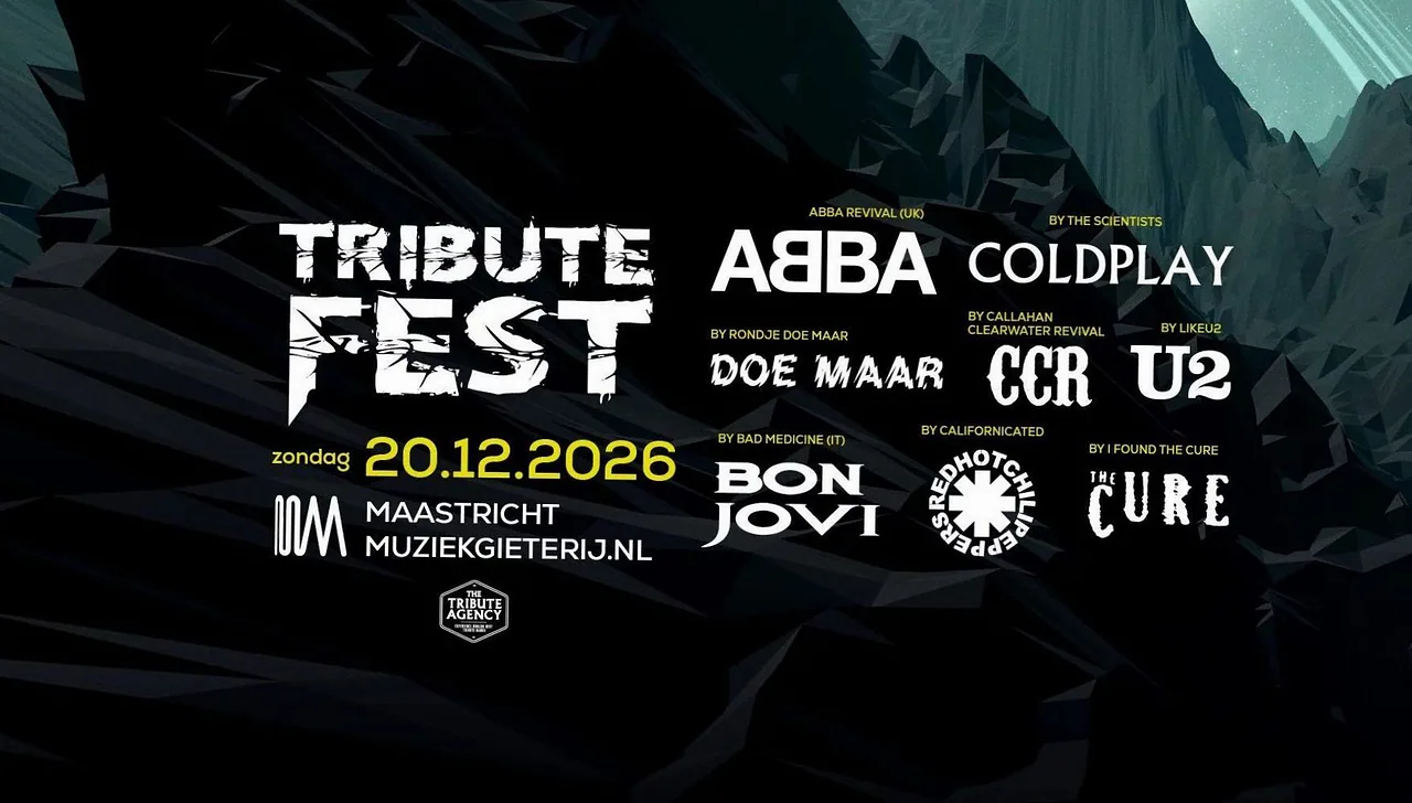 Tribute Fest 2026 · Muziekgieterij, Maastricht · Sun, 20 Dec 2026
