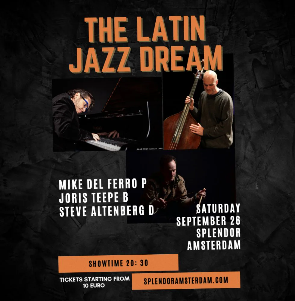Trio Del Ferro/Teepe/Altenberg · Splendor Amsterdam, Amsterdam · za 26 sep 2026