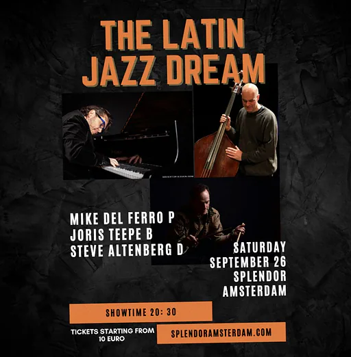 Trio Del Ferro/Teepe/Altenberg · Splendor Amsterdam, Amsterdam · za 26 sep 2026