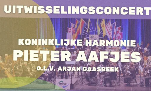 Uitwisselingsconcert Koninklijke Harmonie Pieter Aafjes · De Gelderlandfabriek, Culemborg · za 7 nov 2026