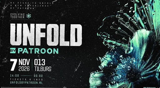 Unfold by Patroon · 013, Tilburg · za 7 nov 2026