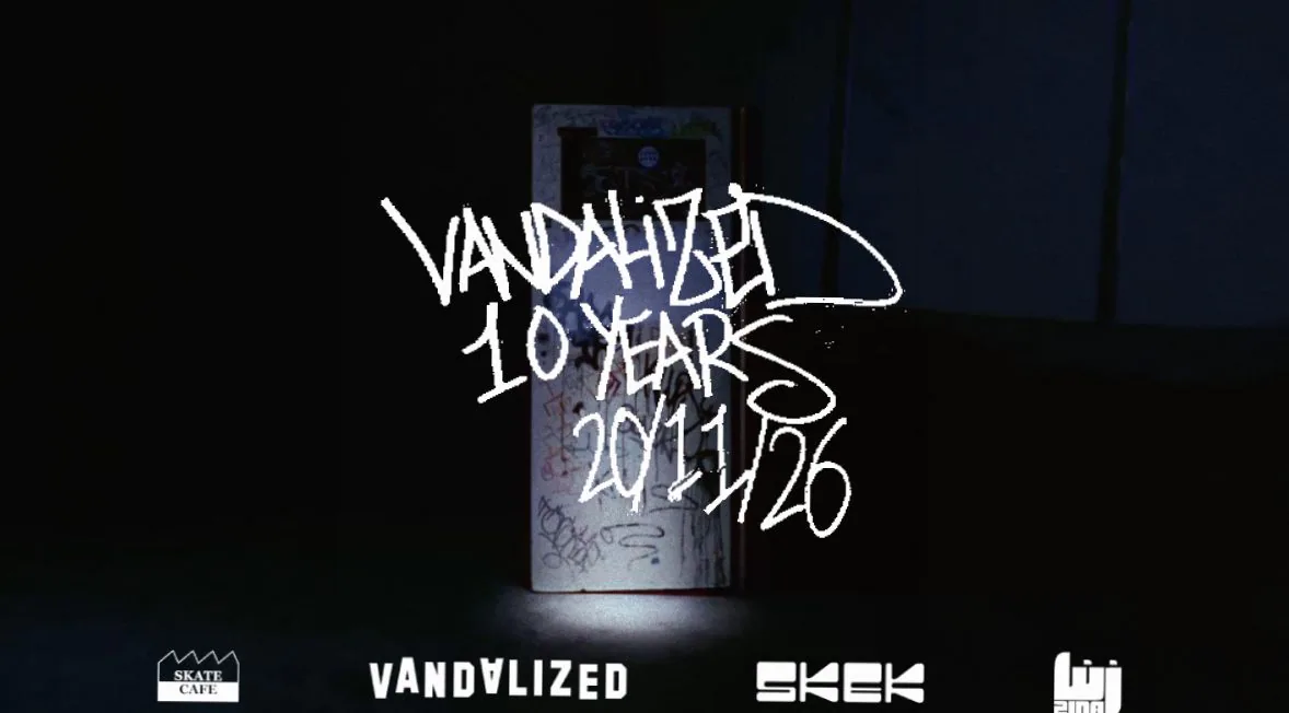VANDALIZED 10 YEARS WITH ZINA RADIO & SKEK · Skatecafe, Amsterdam · vr 20 nov 2026