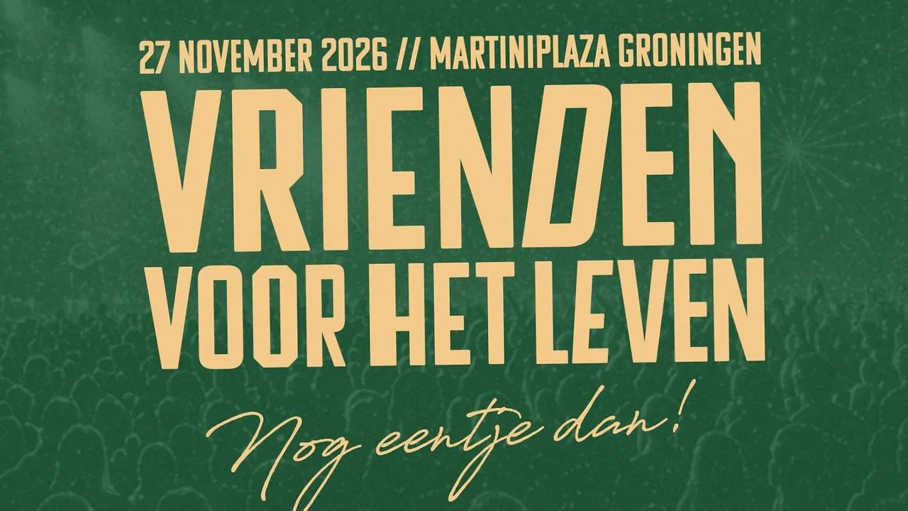 Vrienden Voor Het Leven 2026 · Martiniplaza, Groningen · Fri, 27 Nov 2026