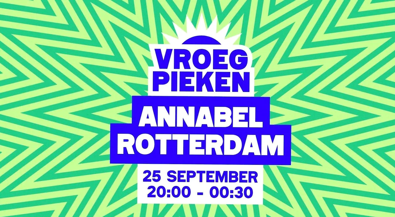 Vroeg Pieken · Annabel, Rotterdam · vr 25 sep 2026