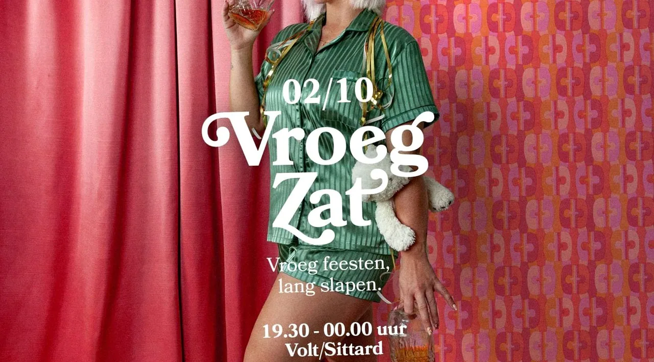 VroegZat · Poppodium Volt, Sittard · vr 2 okt 2026