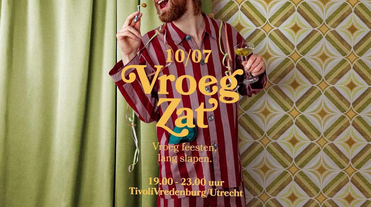 VroegZat · TivoliVredenburg, Utrecht · vr 10 jul 2026