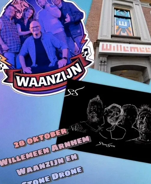 W1 Cafe: Waanzijn + Stone Drone · Willemeen, Arnhem · Wed, 28 Oct 2026
