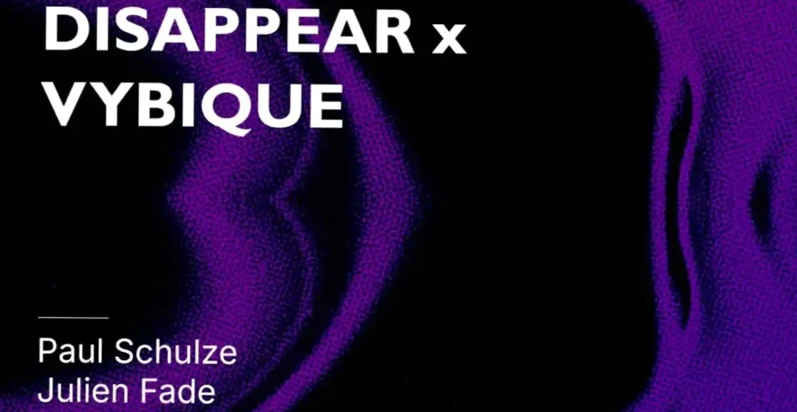 Where's Cricket x DISAPPEAR x VYBIQUE live — background image