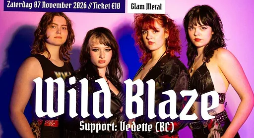 Wild Blaze + Vedette · Café The Jack, Eindhoven · za 7 nov 2026