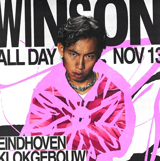 Winson: All Day Long · Klokgebouw, Eindhoven · Fri, 13 Nov 2026