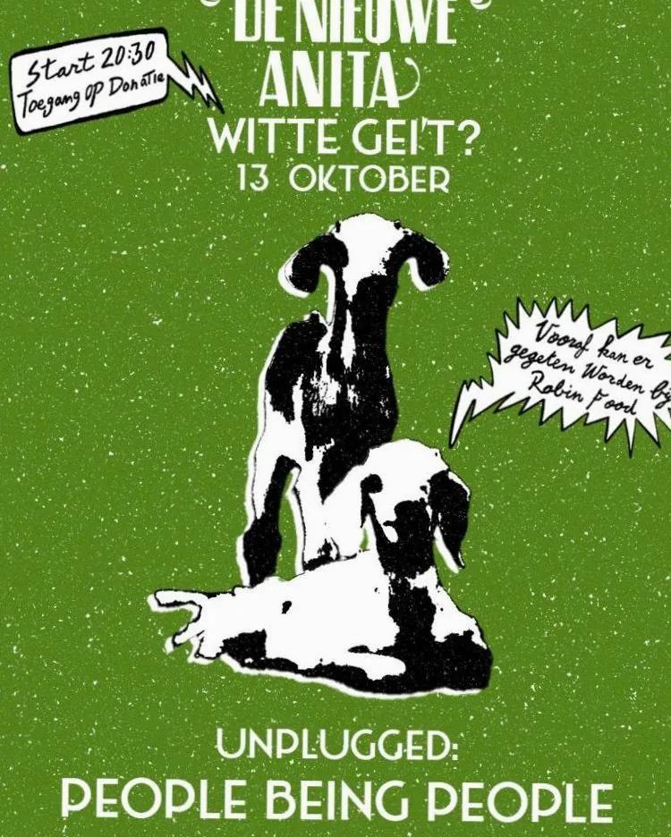 Witte Gei’t? met People Being People · De Nieuwe Anita, Amsterdam · Tue, 13 Oct 2026