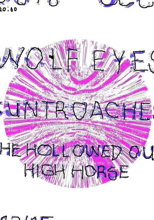 WOLF EYES (US) + Cuntroaches + THOHH · OCCII, Amsterdam · do 8 okt 2026