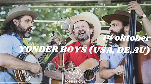 Yonder Boys - Folk & Bluegrass · Café 't Rozenknopje, Eindhoven · wo 14 okt 2026