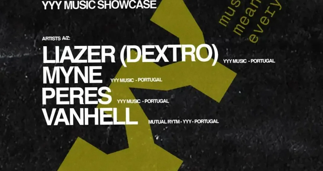 YYY Music Showcase · Club John Doe, Amsterdam · Thu, 22 Oct 2026