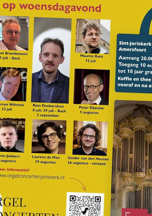 Zomers orgelconcert met Sander van den Houten · Sint-Joriskerk, Amersfoort · wo 26 aug 2026