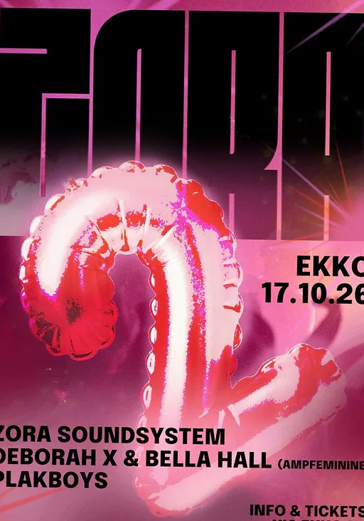ZORA · EKKO, Utrecht · za 17 okt 2026
