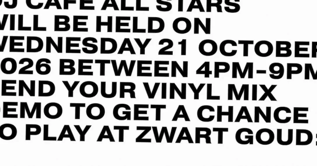 ZWART GOUD - DJ Café All Stars — background image